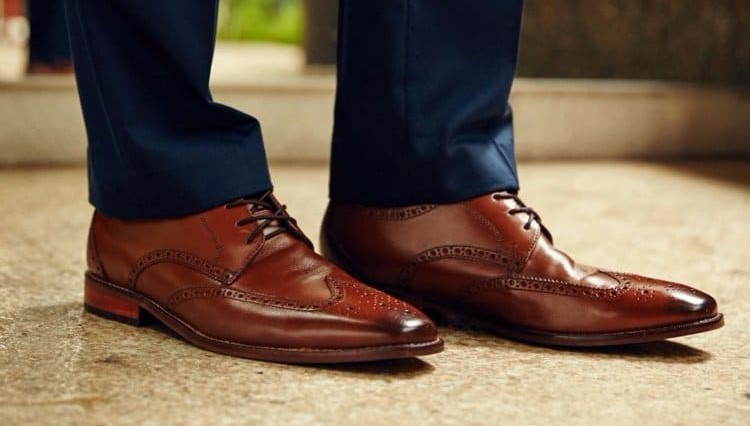 Buy Brown Men Leather Formal Shoes