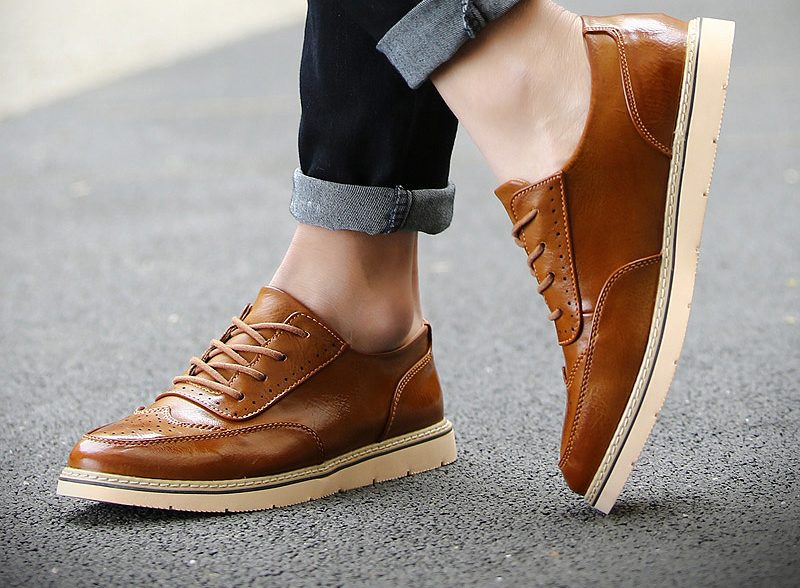 Buy New natural leather shoes + great price