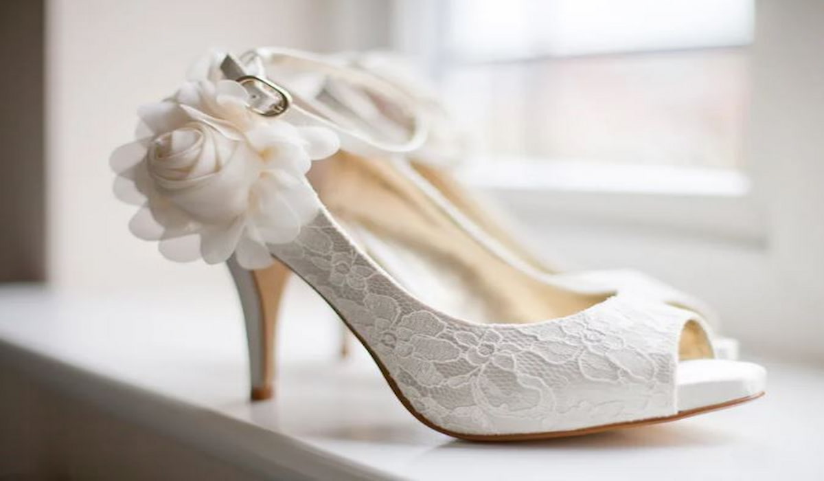  are Wedding shoes for bride comfortable and luxury 