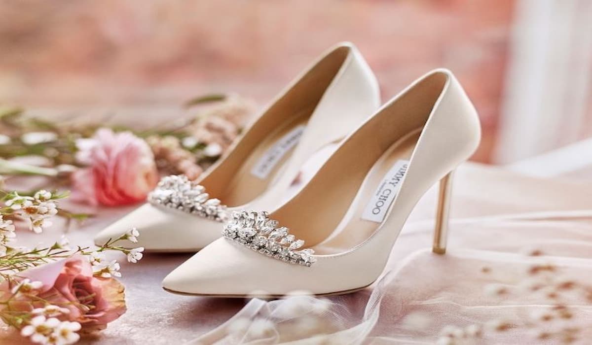  are Wedding shoes for bride comfortable and luxury 