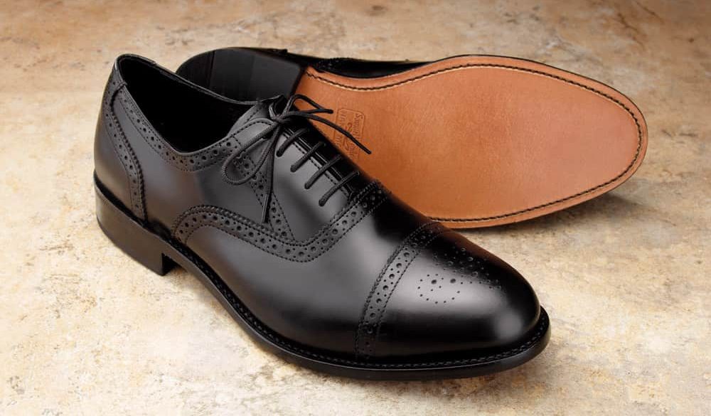 black leather shoes for men’s business