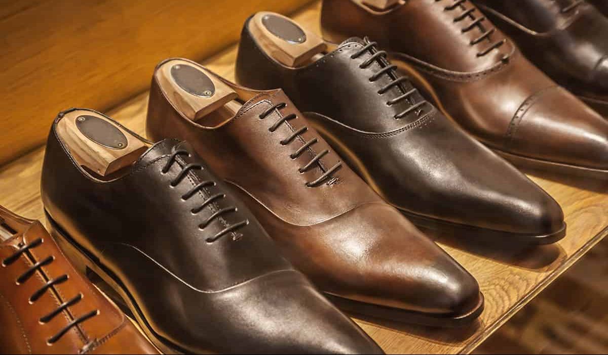  black leather shoes for men's business 