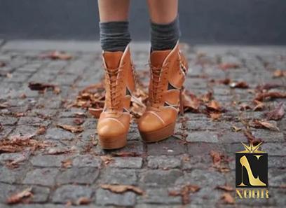 Price and buy Leather high heels boots + cheap sale