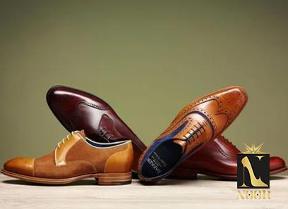 Buy brown synthetic leather shoes at an exceptional price